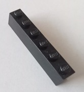 LEGO BRICK 1X6 3009  CZARNY