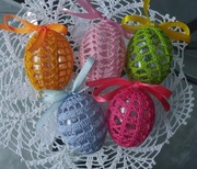 Pisanki szydełkowe zestaw nr 2