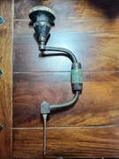 Stara wiertarka ręczna drewniana rękojeść