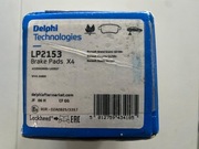 DELPHI KLOCKI HAMULCOWE TYŁ LP2153 Megane Scenic