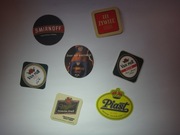 Podkładki, podstawki pod piwo - wafle pod kufel - birofilistyka - 7 sztuk