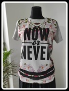 Atmosphere szara koszulka bluzka Now or Never 42 XL