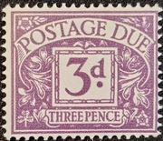 Znaczek czysty z klejem stan **postage due