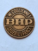 BHP w CODZIENNEJ SŁUŻBIE i PRACY.Sygnatura mennicy państwowej MW MET.
