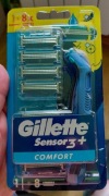 Maszynka na wkłady do golenia Gillette Sensor3 Plus + 8 wkładów