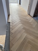 Podłoga Drewniana Parkiet Warstwowy Jodełka 15x90x450mm