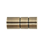Cylinder 19mm Antyk Mosiądz 2szt.