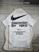 Koszulka Nike Swoosh Rozmiar XS Biała Logo Nike y2k Vintage Tee Swoosh S