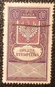 Polska - Revenue  Oplata Stemplowa,100 marek  