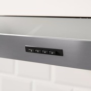 Wyciąg montowany do ściany, stal nierdz, 60 cm