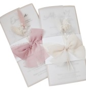 Zaproszenia Pierwsza Komunia komunijne kalka kwiaty suszone personalizowane