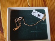 Bransoletka pozłacana YES