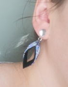 Śliczne Kolczyki Listki 