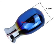 niebieski gałka zmiany biegów samochodu Shifter