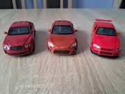 Bentley, Nissan, Toyota sportowe skala 1:34 Welly