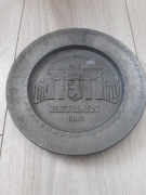 Talerz cynowy- Berlin 1990 rok