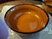 Średniej wielkości salaterka/miseczka z porcelitu, Pruszków,  "Nostalgia"