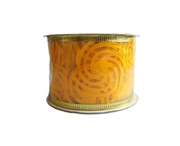 WSTĄŻKA TAŚMA dekoracyjna z drucikiem i lamówką organza 5 cm.