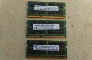 Pamięć RAM PC3-8000S-07-10-F2 2GB x 3 sztuki 