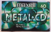 Kaseta magnetofonowa MAXELL METAL CD 60