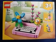Klocki LEGO creator 3w1 31169 maszyna do pisania kwiaty kwiatki 8+