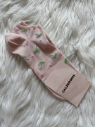 Skarpetki damskie Calzedonia uniwersalny rozmiar różowe w palmy