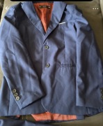 Garnitur chłopięcy 10 lat rozmiar 140/146 granatowy