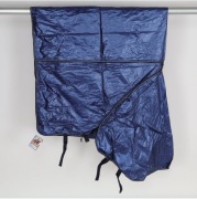 Derka przeciwdeszczowa padokowa 145 cm z kapturem 