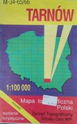 Mapa topograficzna Polski - Tarnów ,  1993 r .