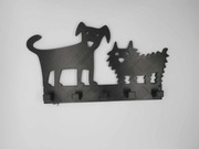 Wieszak 3D - Kot & Pies