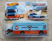 Hot Wheels Team Transport __ Gulf Lancia Rally 037  i  Euro Hauler _