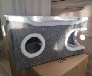 Domek dla kota z drapakiem 