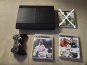 PLAYSTATION 3 SUPER SLIM 500GB + PAD (USZKODZONY) GRATIS 2 GRY