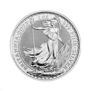 Britannia - Queen Elizabeth II 2023  srebrna moneta bulionowa 