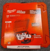 Milwaukee otwornice bimetalowe kobaltowe zestaw 17 el. HOLE DOZER