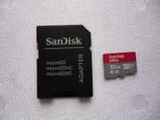 Karta pamięci SDHC microsd SanDisk Ultra 32GB +adapter SanDisk
