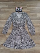 Kostium przebranie Zebra zwierzę XS H&M