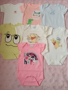 Body z krótkim rękawem, dziewczynka, r. 68 Zestawy