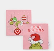 Poszewki świąteczne 2pack Grinch Dr Seuss 40x40cm