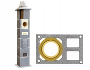 Komin systemowy Hoch Uniwersal  fi  200 dymowy + 2wentylacje  8mb