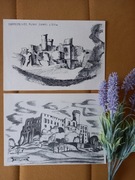 Ogrodzieniec ruiny zamku XVI w.  Reprodukcje 