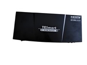 Przełacznik KVM Switch 4K ultra Hd 4 porty, 2 kable, pilot , zasilacz