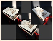 Pudełko na pieniądze na Boże Narodzenie i Nowy Rok. Skarbonka.