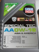 Olej silnikowy LIQUI MOLY 0W16 5L SPECIAL TOPTECAA Asia,  America