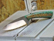 Bushcraft Langusta Szyszka Nóż Ręcznie Robiony