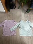 Zestaw 2 bluzek w paski 116/122