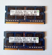 Hynix RAM 8GB (2x4GB) DDR3L 1600MHz SO-DIMM Laptop 