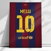 Plakat na ścianę A3 w ramce Messi FC Barcelona 14/15