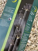 Wbijane lampki led dekoracja na ogród/balkon Mikołaj I reniferki