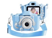 Aparat Cyfrowy Dla Dzieci Kotek Niebieski